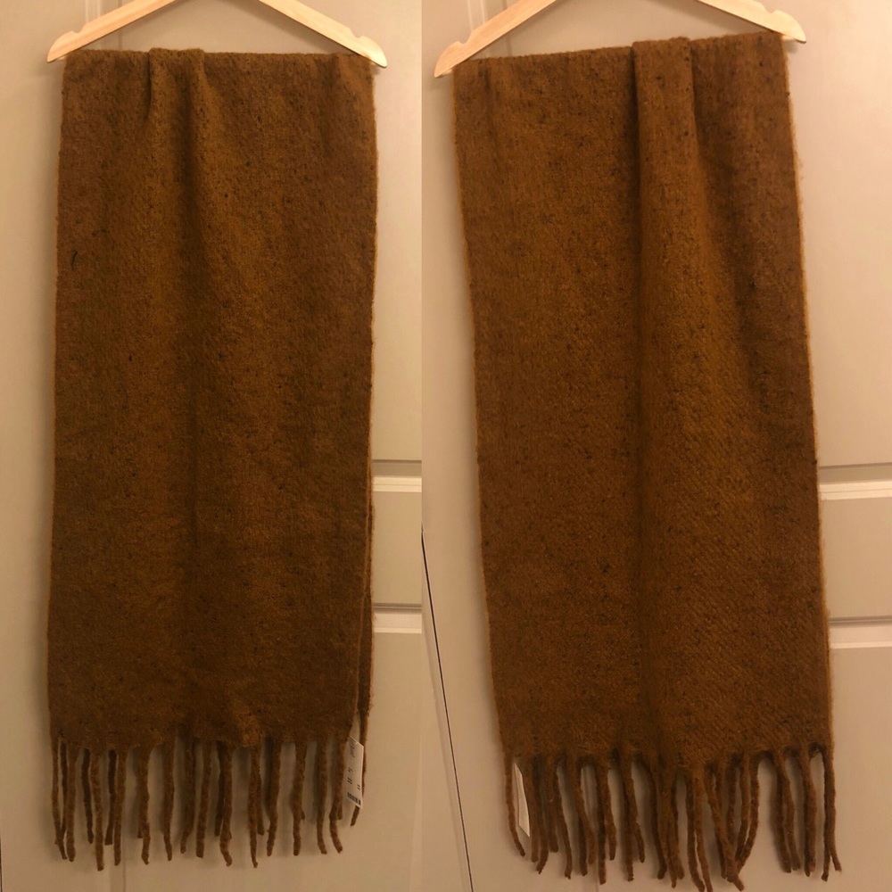 Urban Outfitters Cozy Fringe Woven Scarf